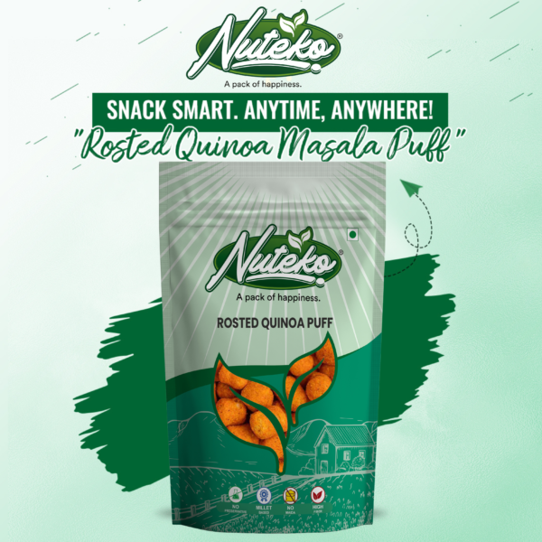 Roasted Quinoa Puff – Chat Masala Flavour - 100GM