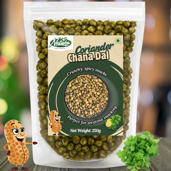 Coriander Chana Dal – Chatpata Protein Snack- 200GM