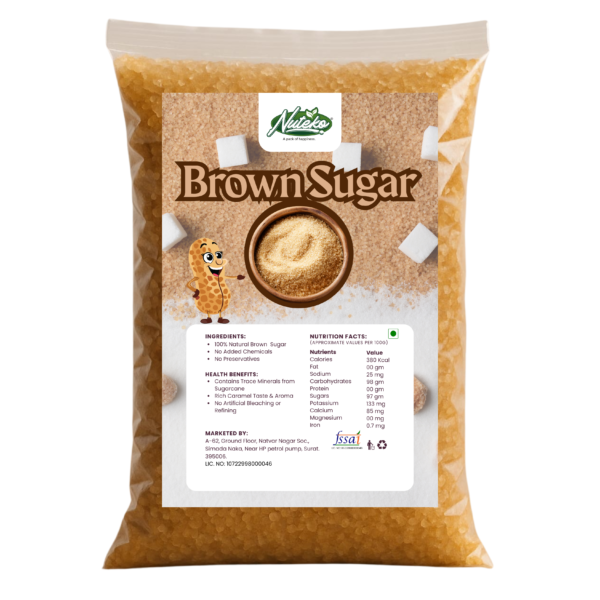 Brown Sugar – Natural & Unrefined Sweetener- 1 KG