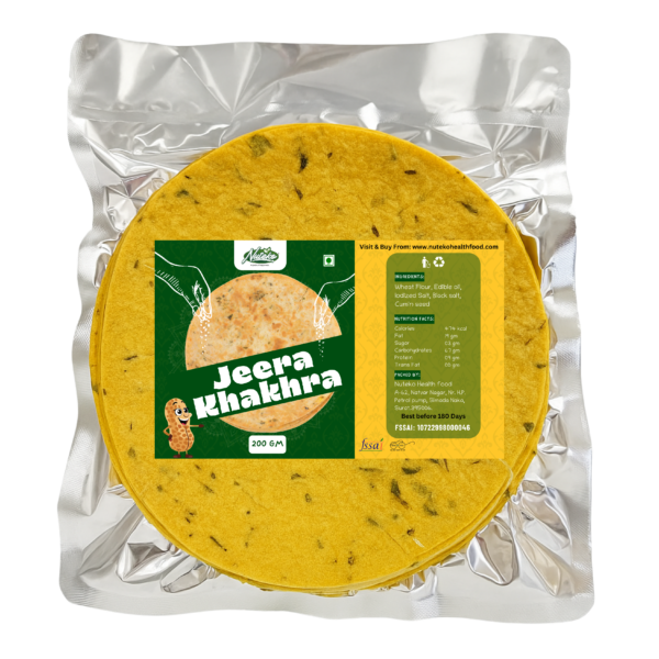 Jeera Khakhra – Roasted Wheat Crisp with Cumin- 200GM