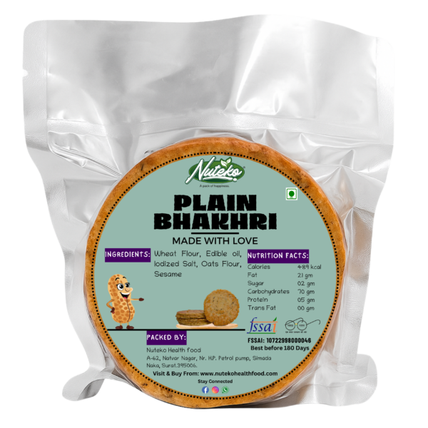 Plain Bhakhri – Guilt-Free Crunch for All Ages- 200GM