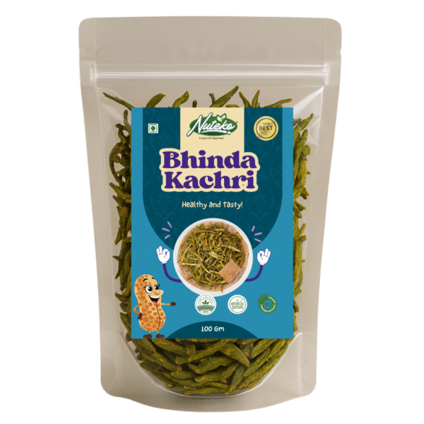Bhinda (Okra) Kachari - Authentic Crunch with Bhindi (Okra) Flavour